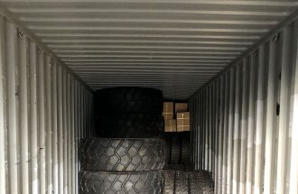 Wheel Loader Tire Loading